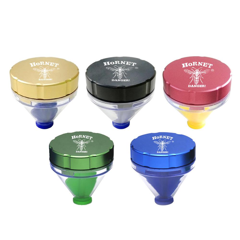 Funnel Aluminum Alloy Weed Grinder 2 Layer