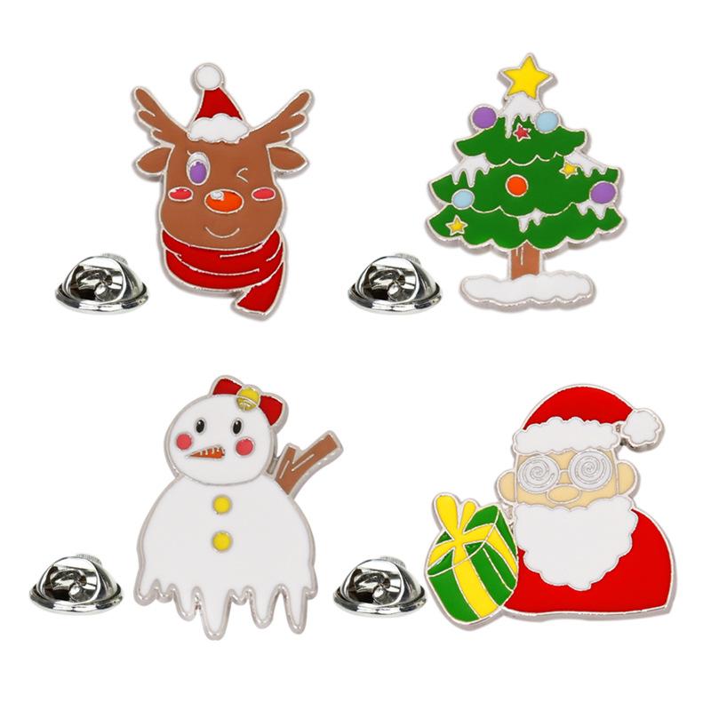 Cartoon Christmas Enamel Pin