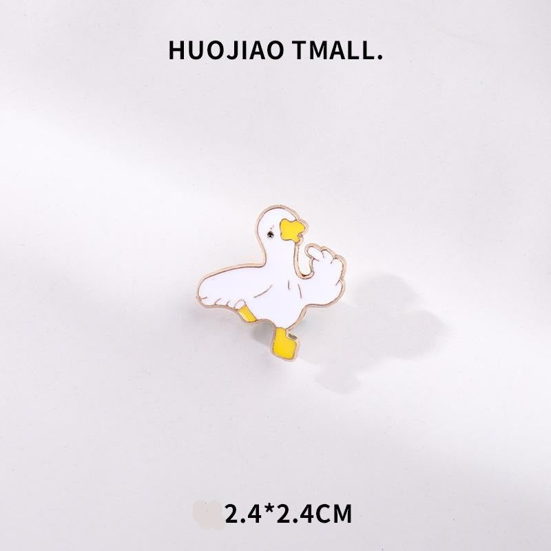 Funny Goose Enamel Pin