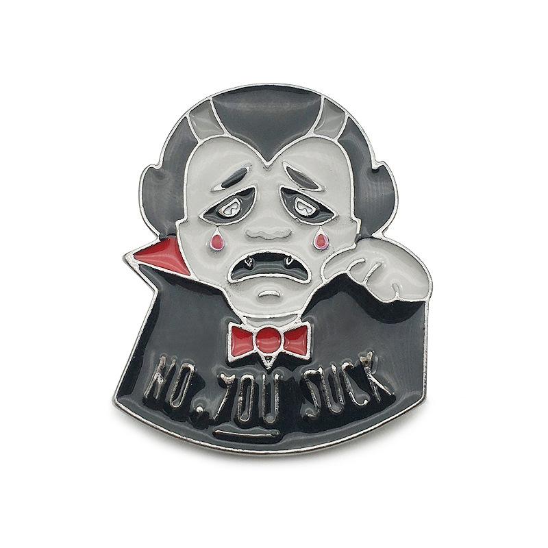 Halloween Vampire Enamel Pin
