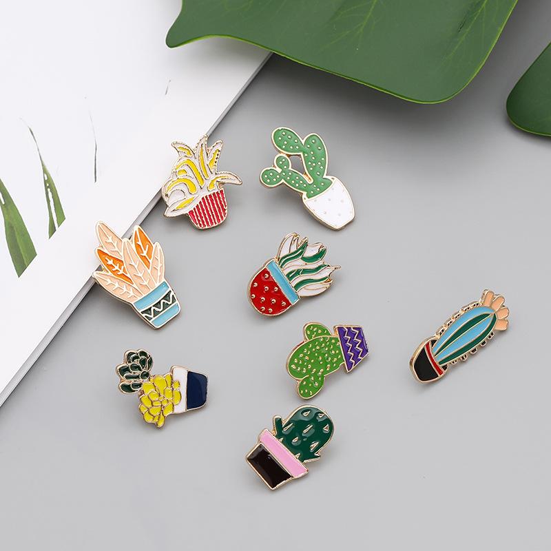 Cute Cactus Enamel Pin