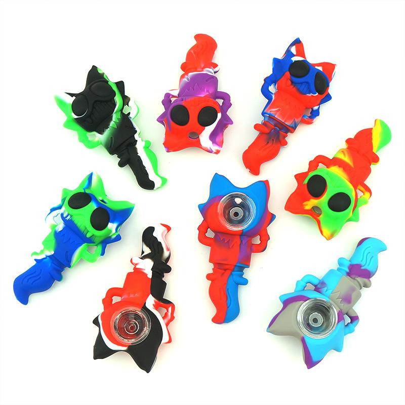 Civet Cat Novelty Silicone Pipe