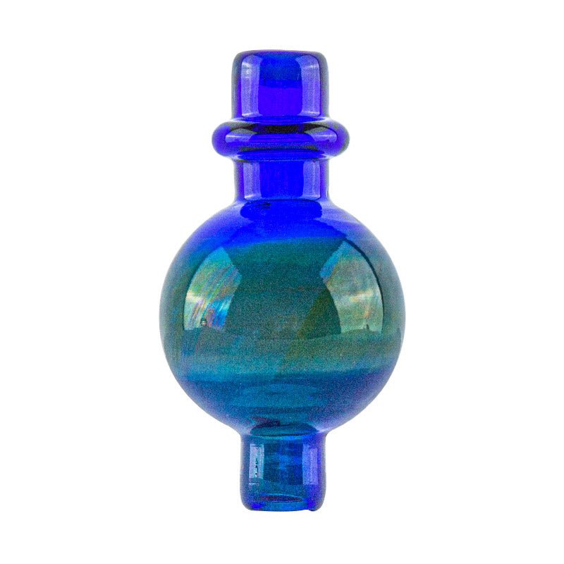 Blue Bubble Glass Carb Cap
