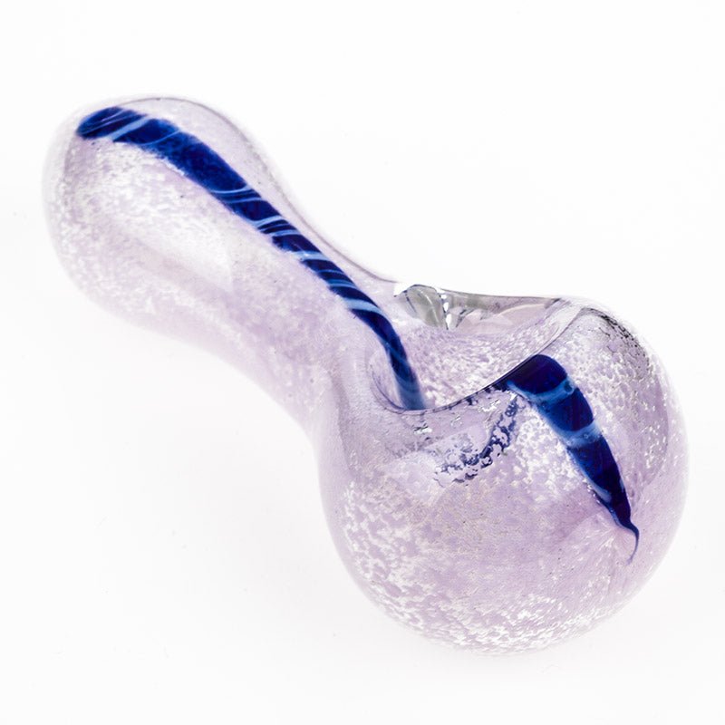 Girly Fumed Glass Spoon Pipe