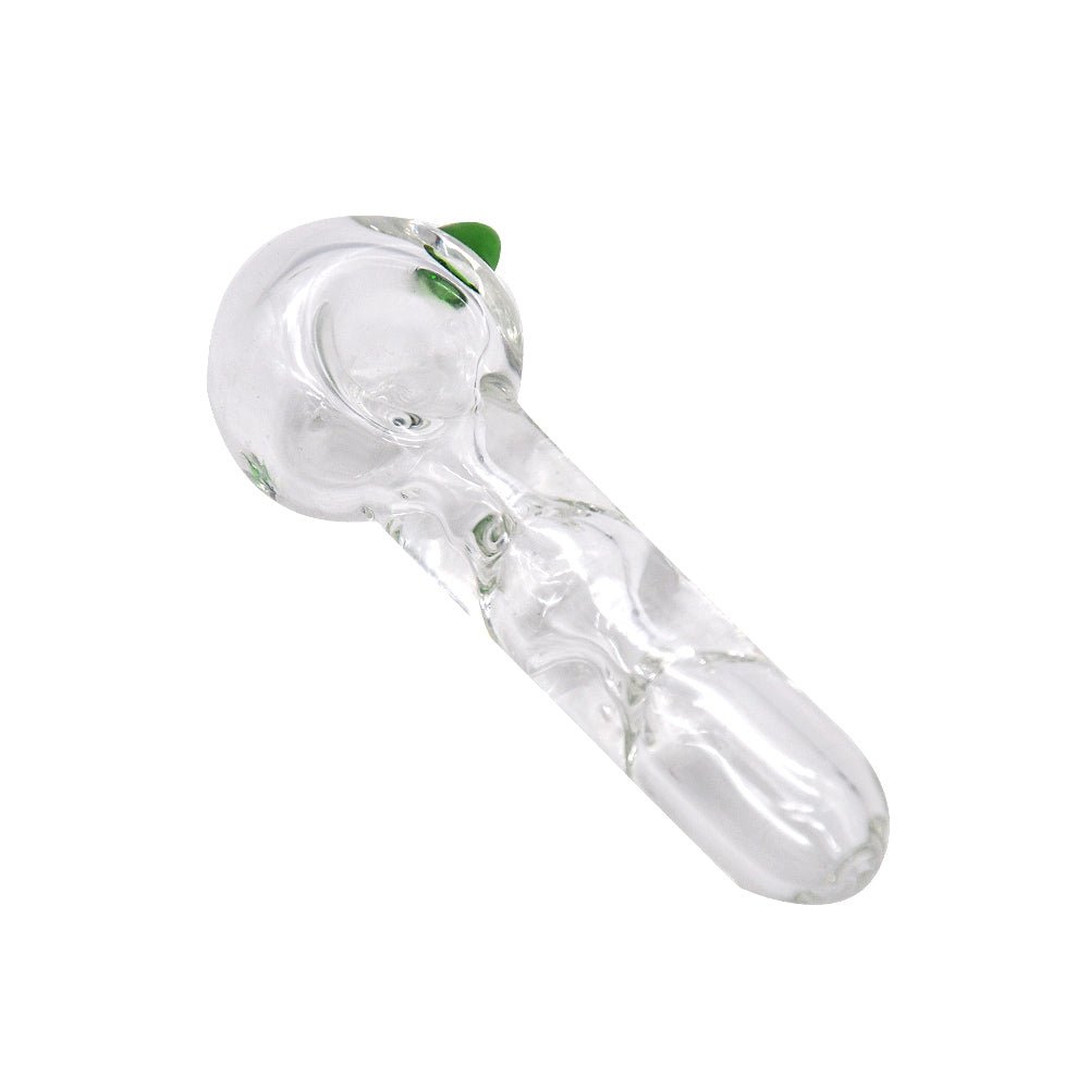 Clear Glass Tobacco Pipe - PuffingBird