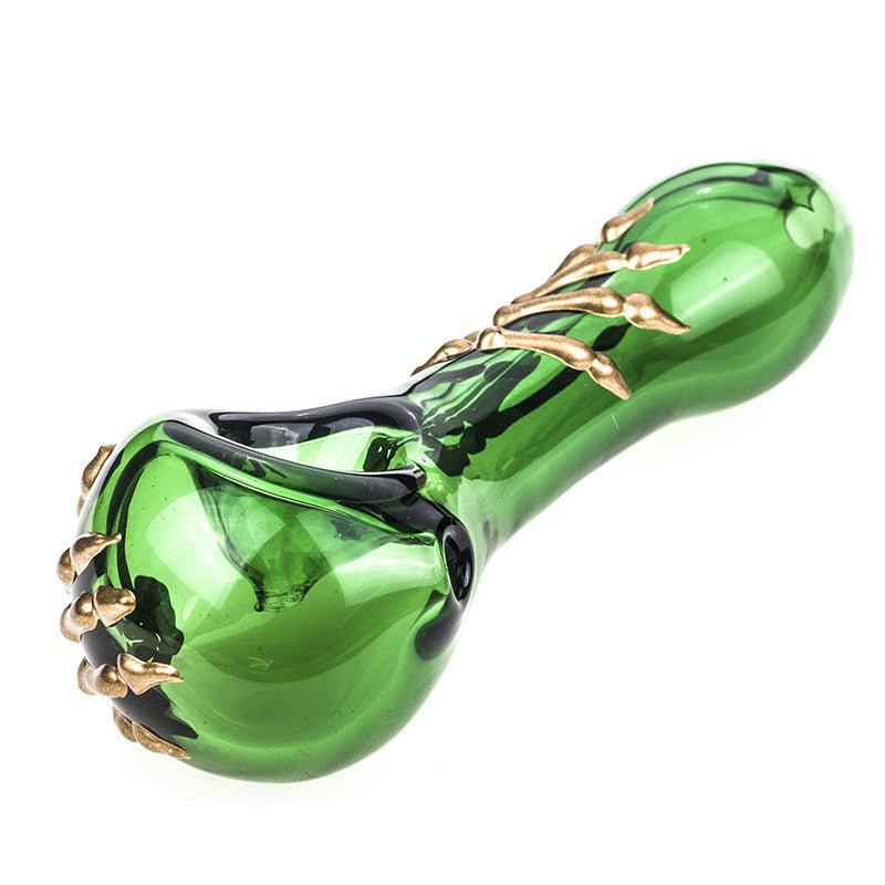 Bone Claw Glass Spoon Pipe - PuffingBird