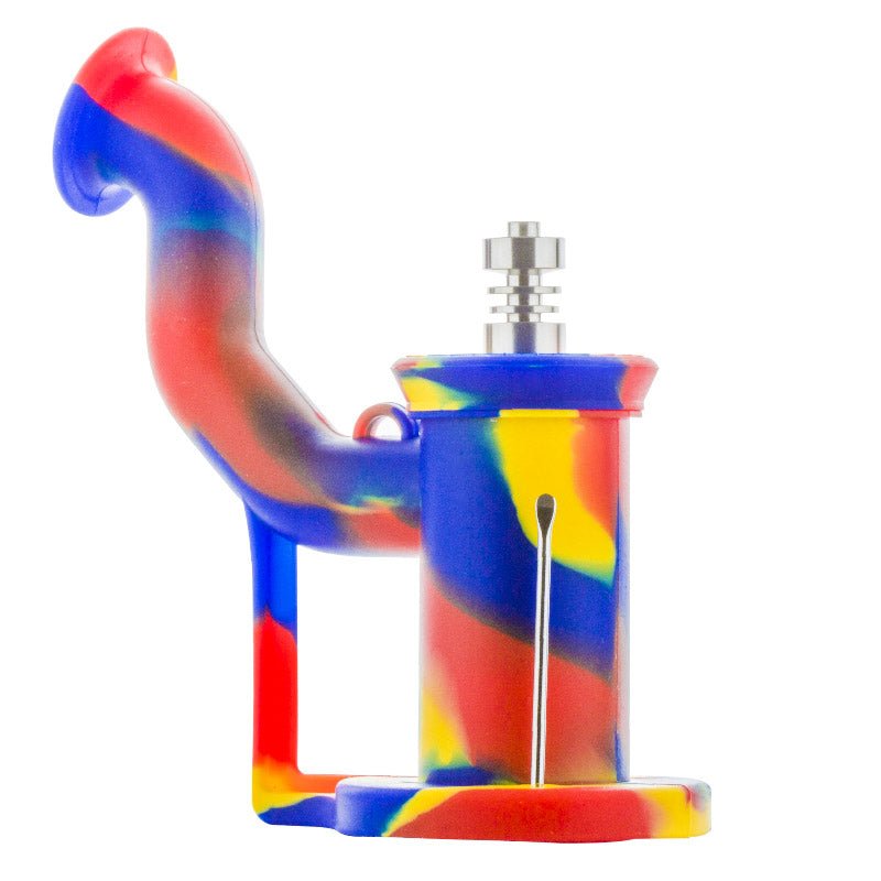 Silicone Mini Dab Rig (Random Color)