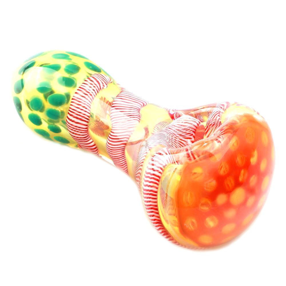 Fumed Frit Milli Glass Pipe
