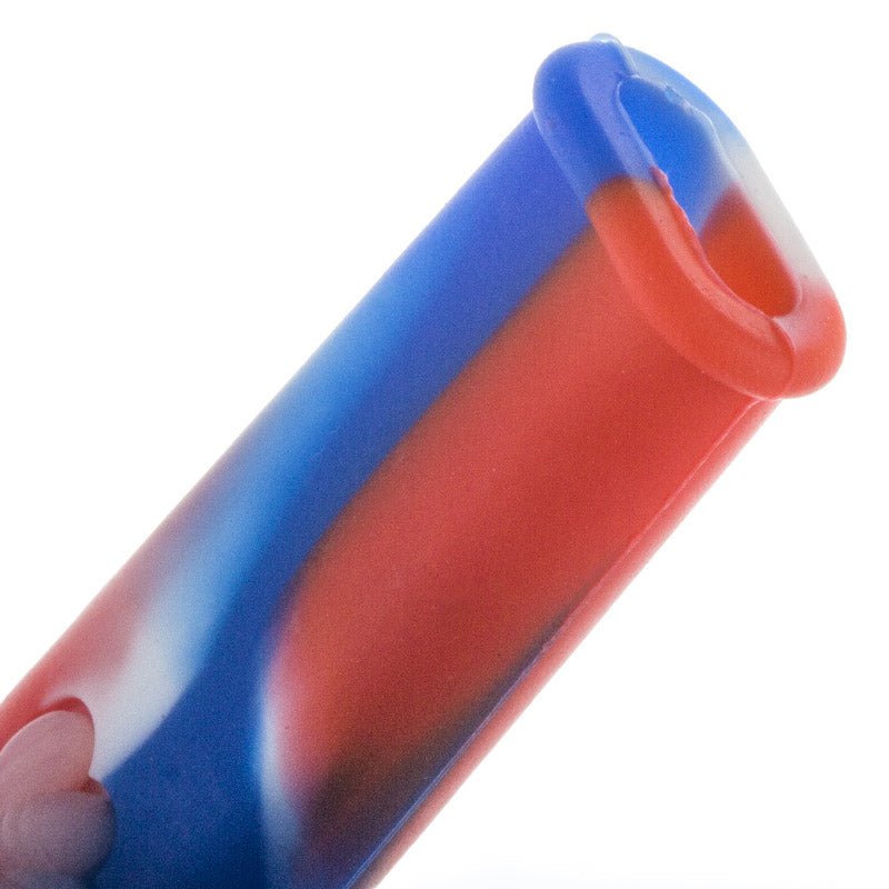 Colorful Silicone Pipe w/ Lid (Random Color)