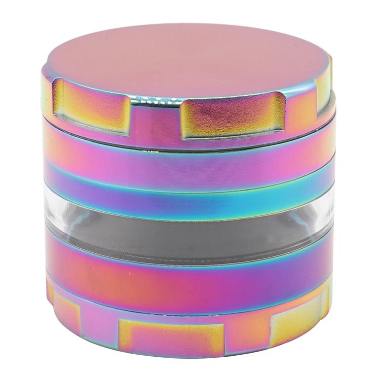 Rainbow Zinc Alloy Herb Grinder