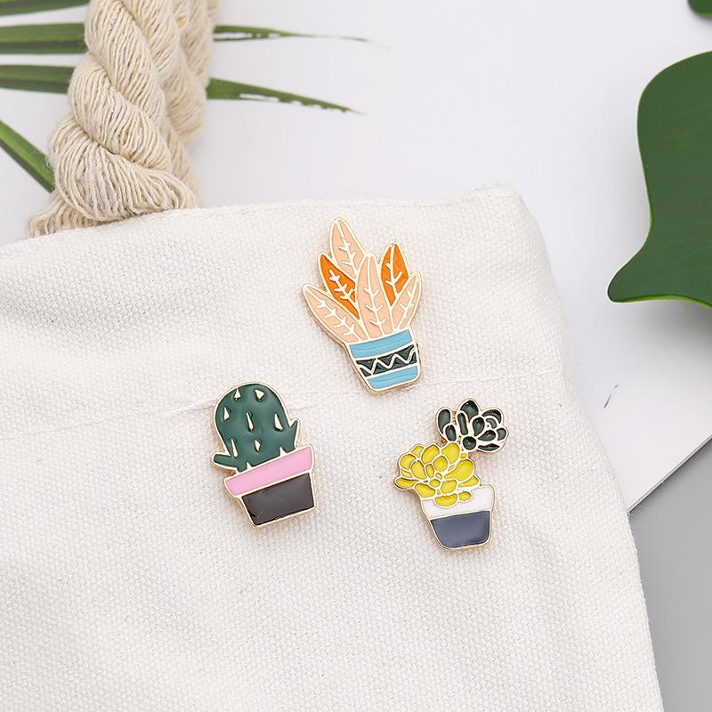 Cute Cactus Enamel Pin