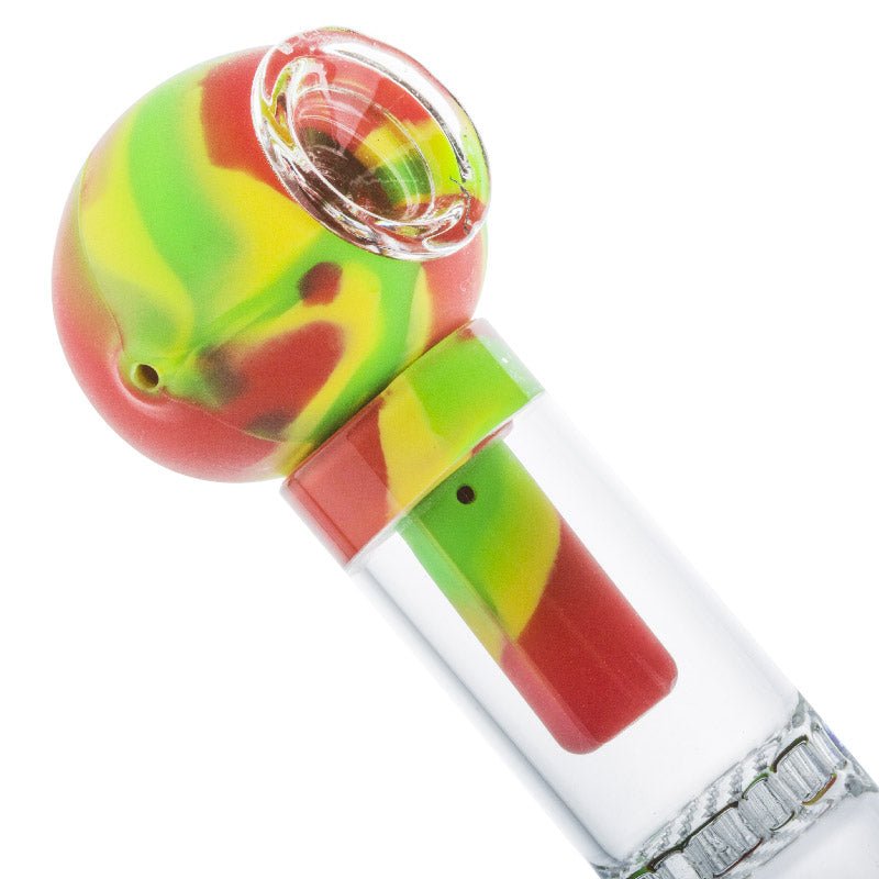 Silicone Honeycomb Perc Pipe (Random Color)