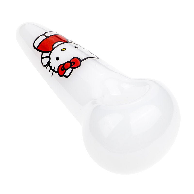 Hello Kitty White Glass Pipe