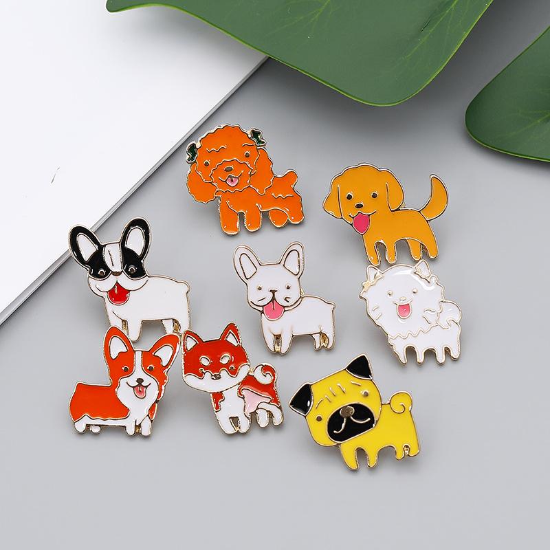 Cute Dog Enamel Pin