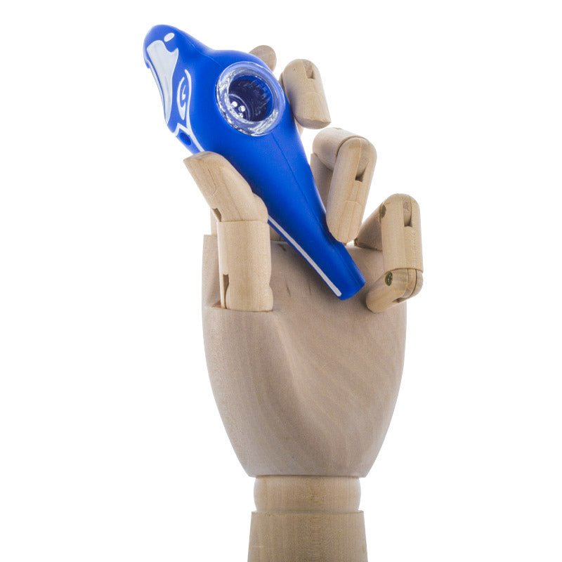 Silicone Seahawks Hand Pipe (Random Color)