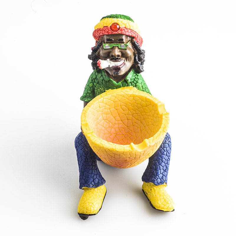 Bob Marley Jamaican Resin Ashtray - PuffingBird
