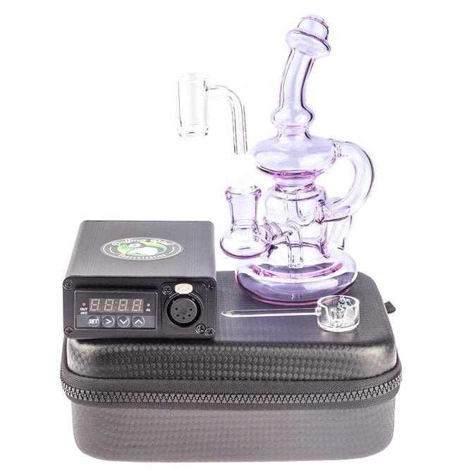 Enail Quartz Kit With Purple Dab Rig Bundle