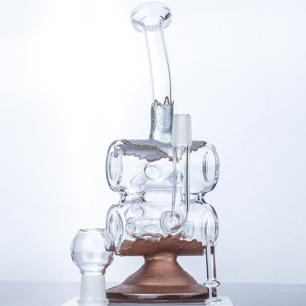 Enail Dab Kit W/ Double Chamber Recycler Dab Rig Bundle