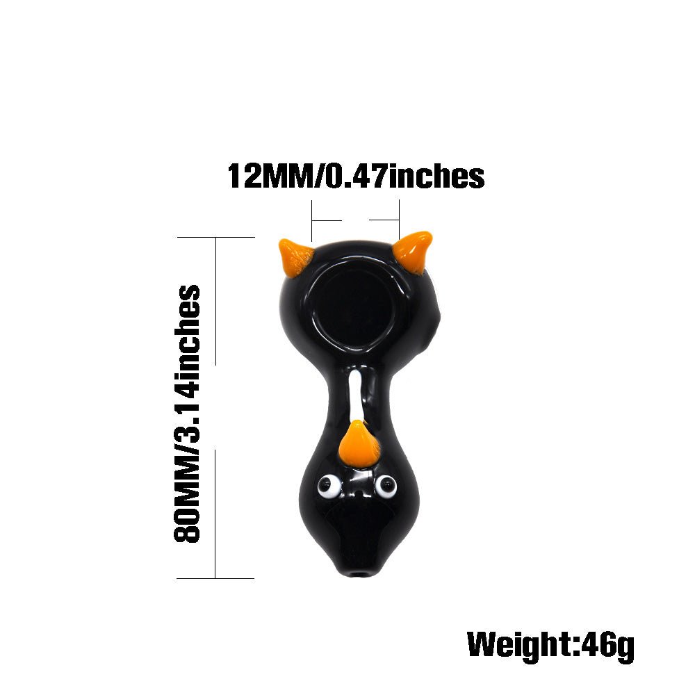 Penguin Glass Spoon Pipe