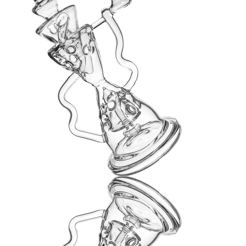 CCG Fab egg Recycler with showerhead perc fancy design 14.5mm joint 12 inch height