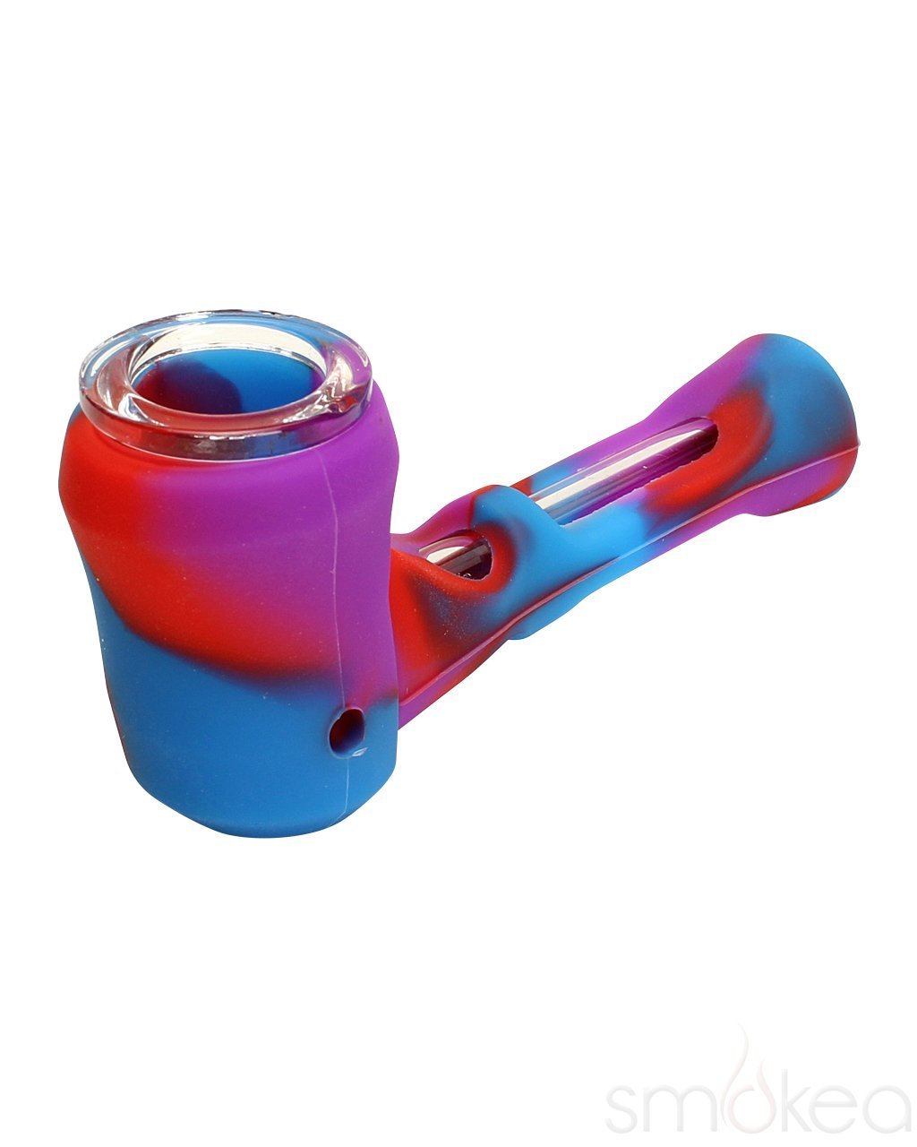 SMOKEA Silicone/Glass 2-in-1 Pipe & Chillum