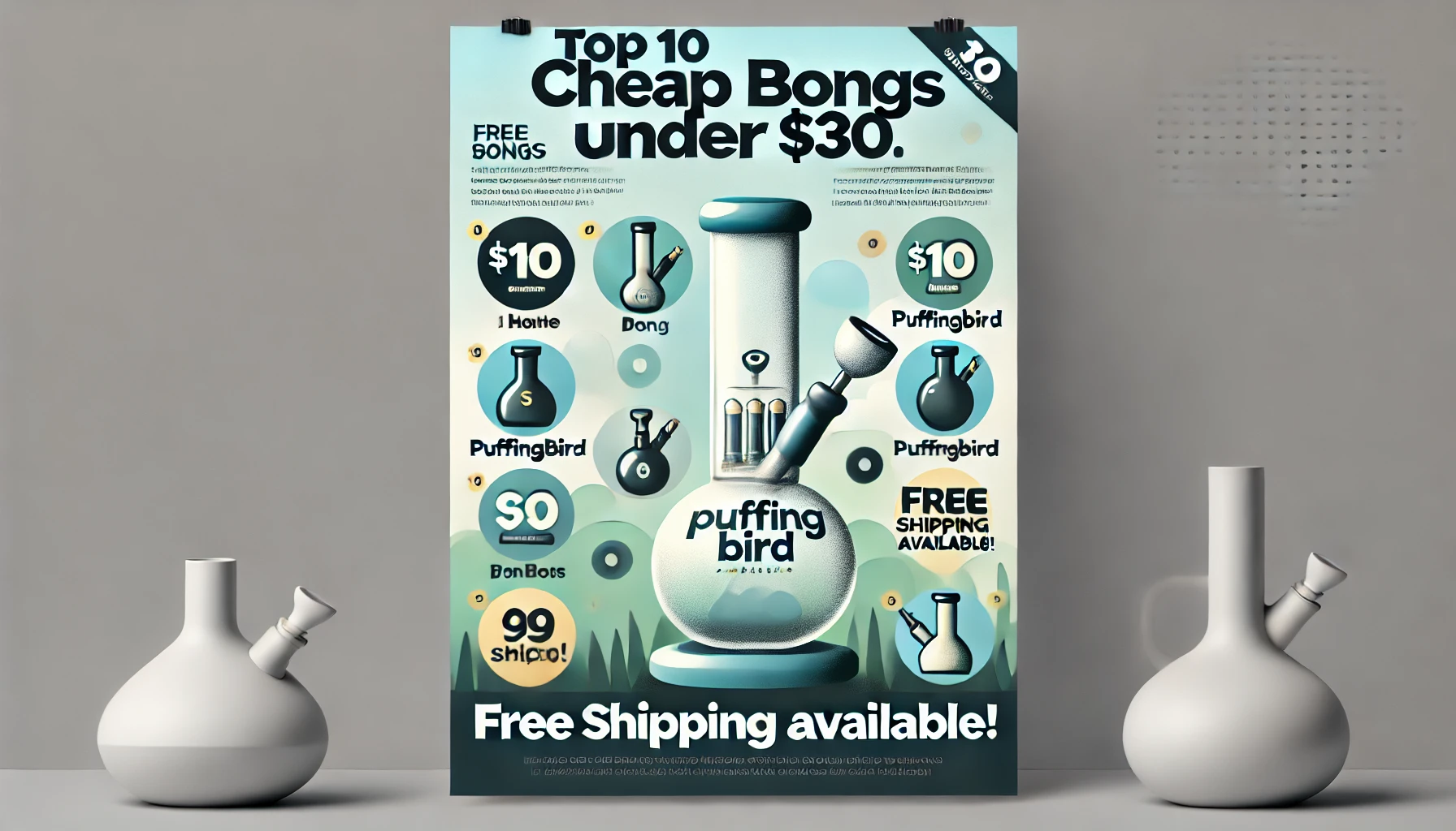 October 2024 Guide to the Best Cheap Bongs Under $30