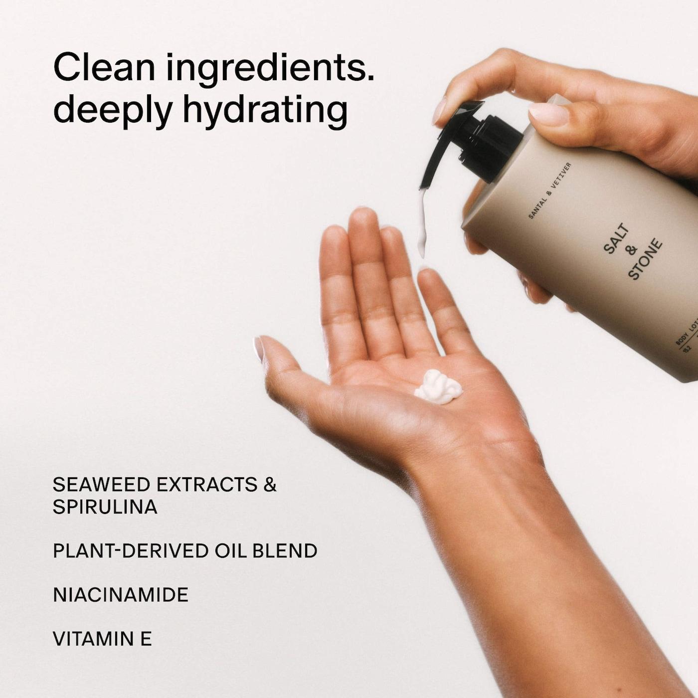 Saffron & Cedar Body Lotion with Niacinamide--15 oz / 450 mL