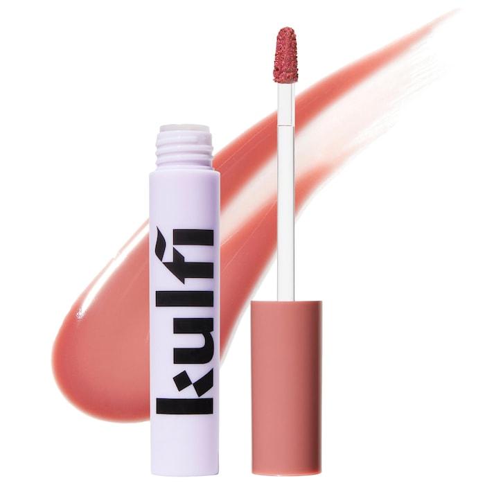 Kulfi Lassi Lips Staining Long-Lasting Moisturizing Lip Oil - Rose - pink nude - 0.14 oz