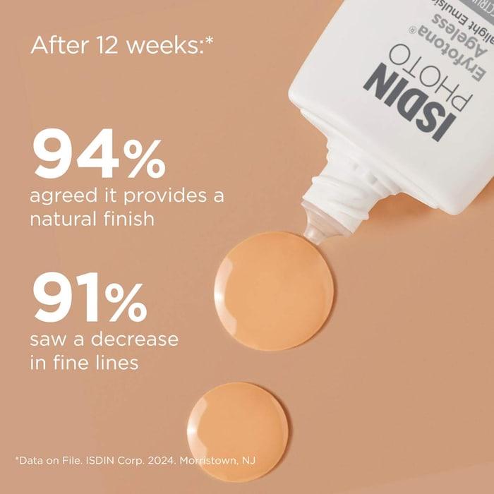 ISDIN Eryfotona Ageless Ultralight Tinted Mineral Sunscreen SPF 50 - 1.7 oz / 50 ml