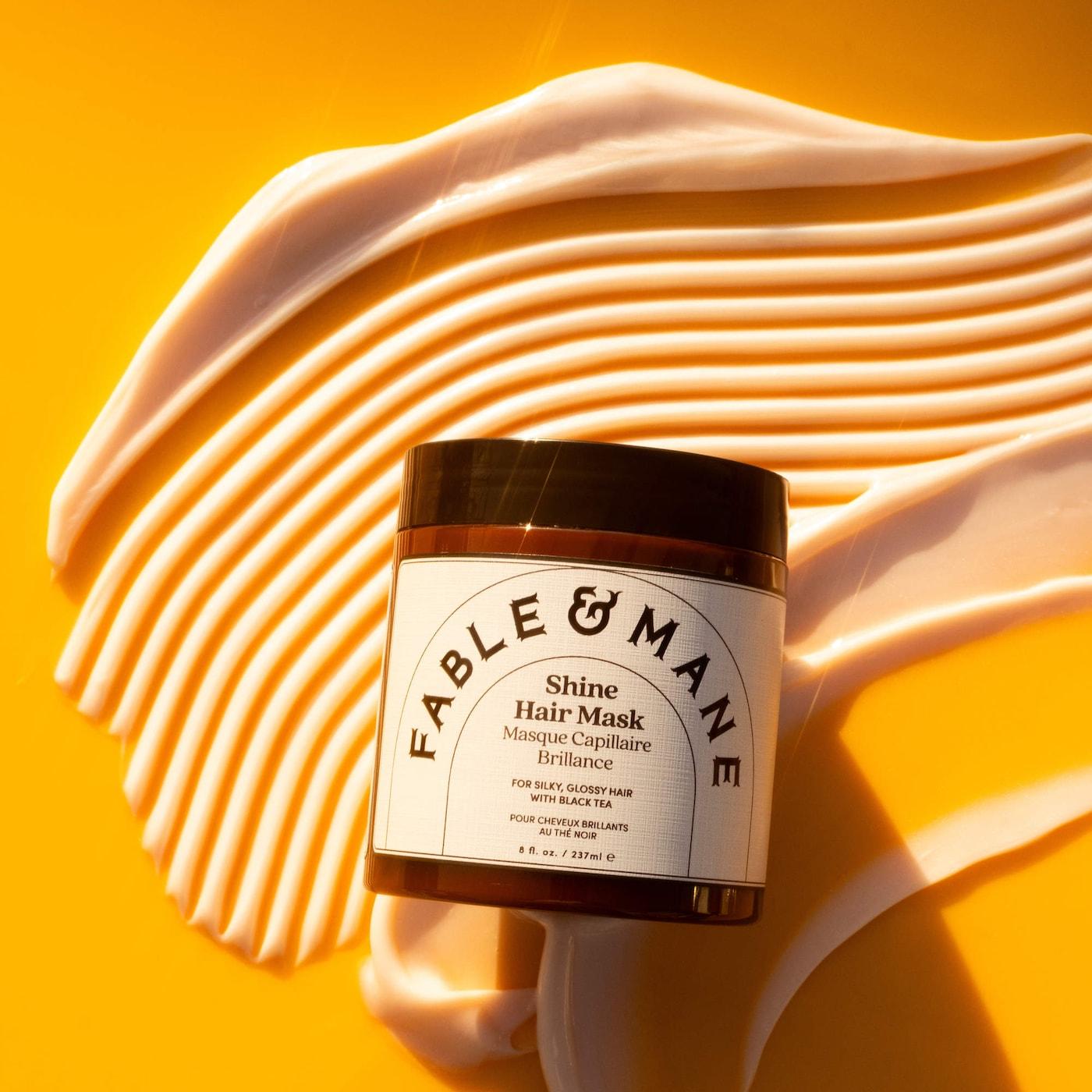 Shine Hydrating Hair Mask for Fine to Medium Hair--8 oz / 237 ml