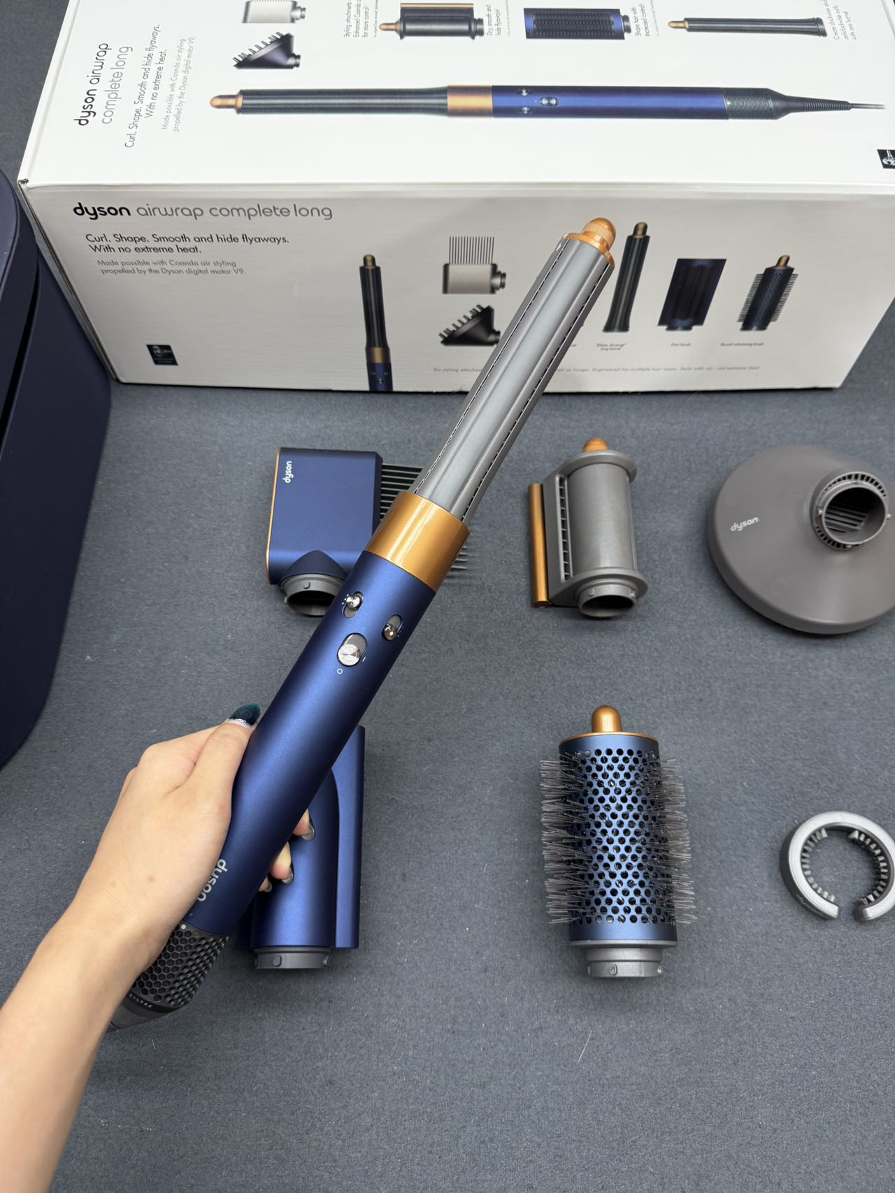 Electronic hair straightening comb HS05+