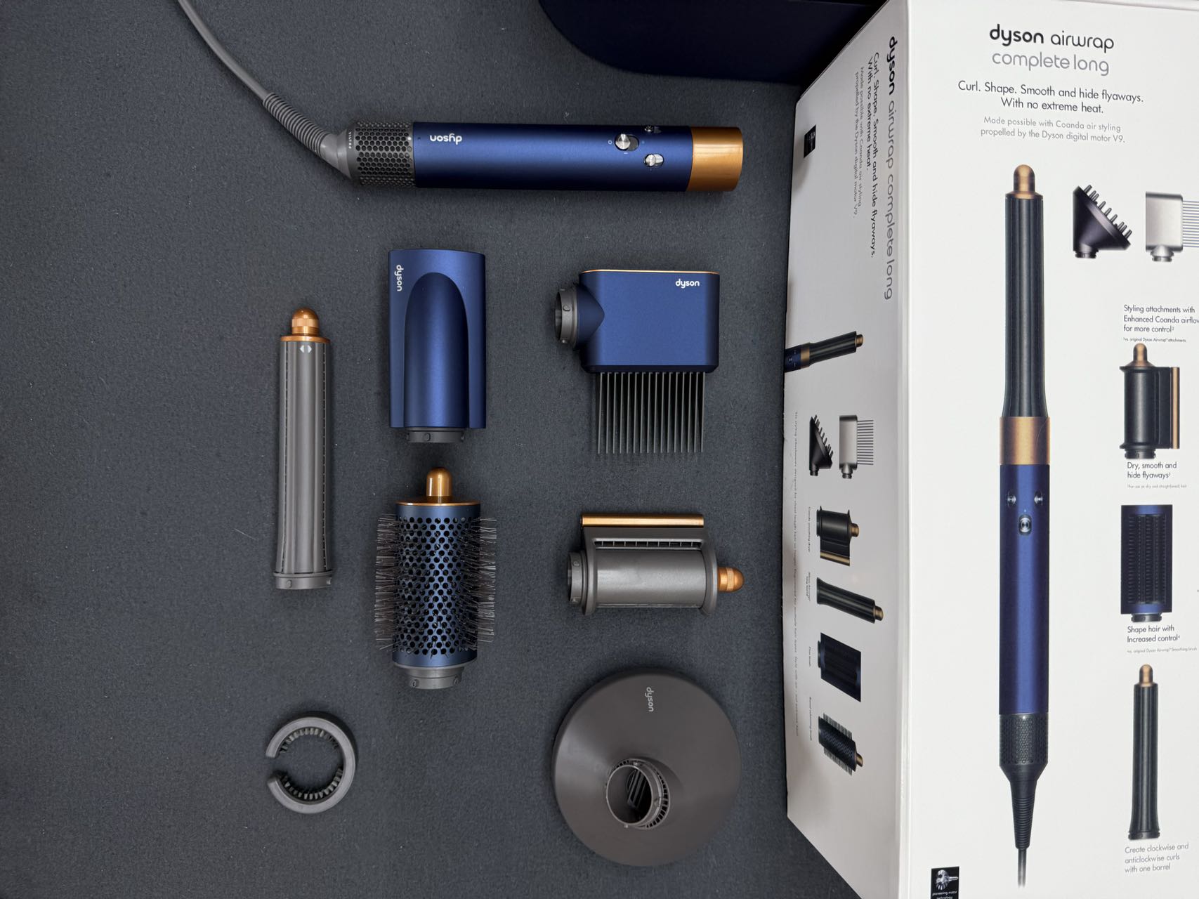 Electronic hair straightening comb HS05+