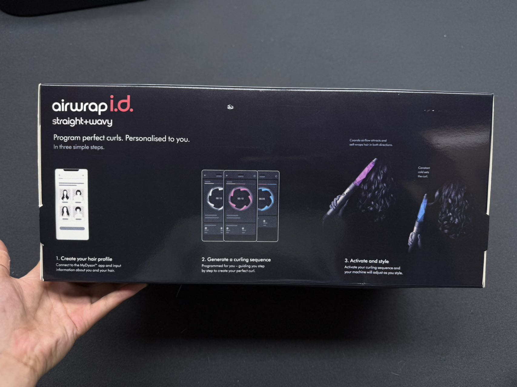 Electronic hair straightening comb HS08