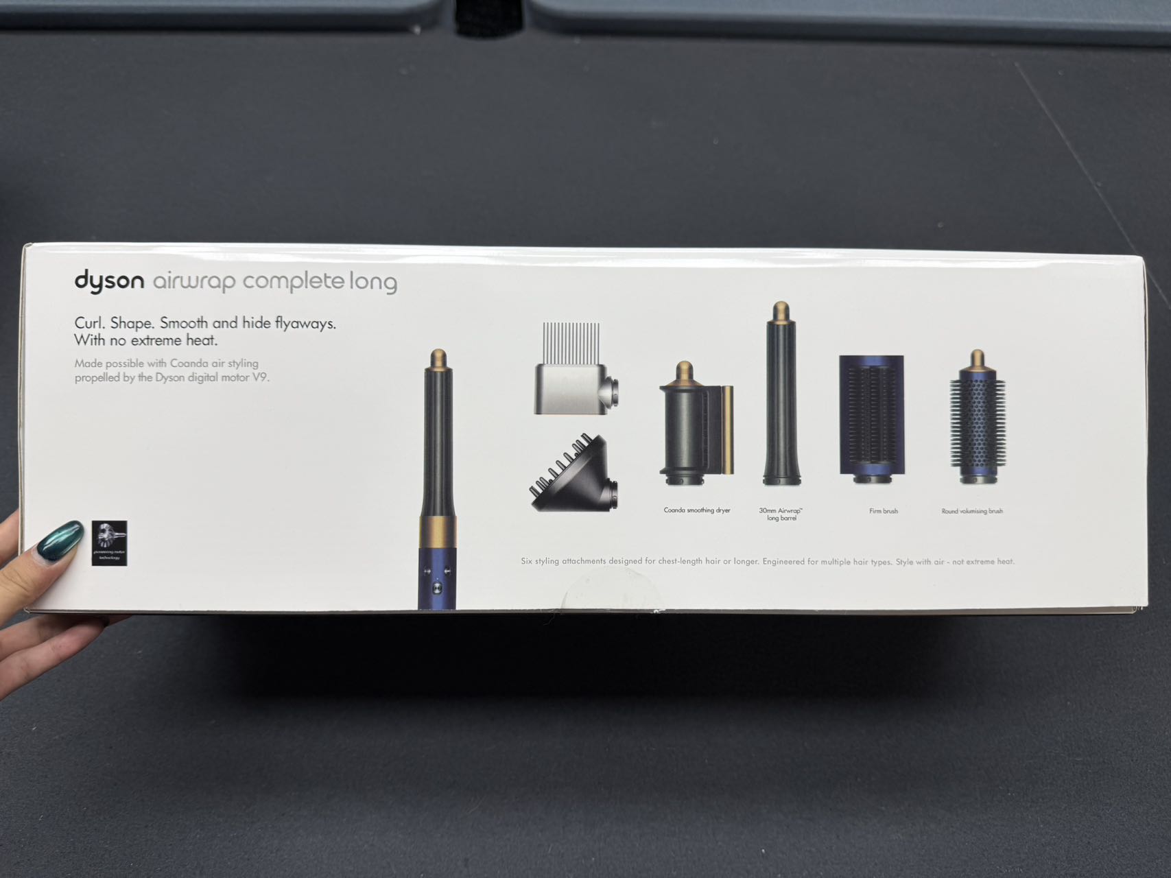 Electronic hair straightening comb HS05+