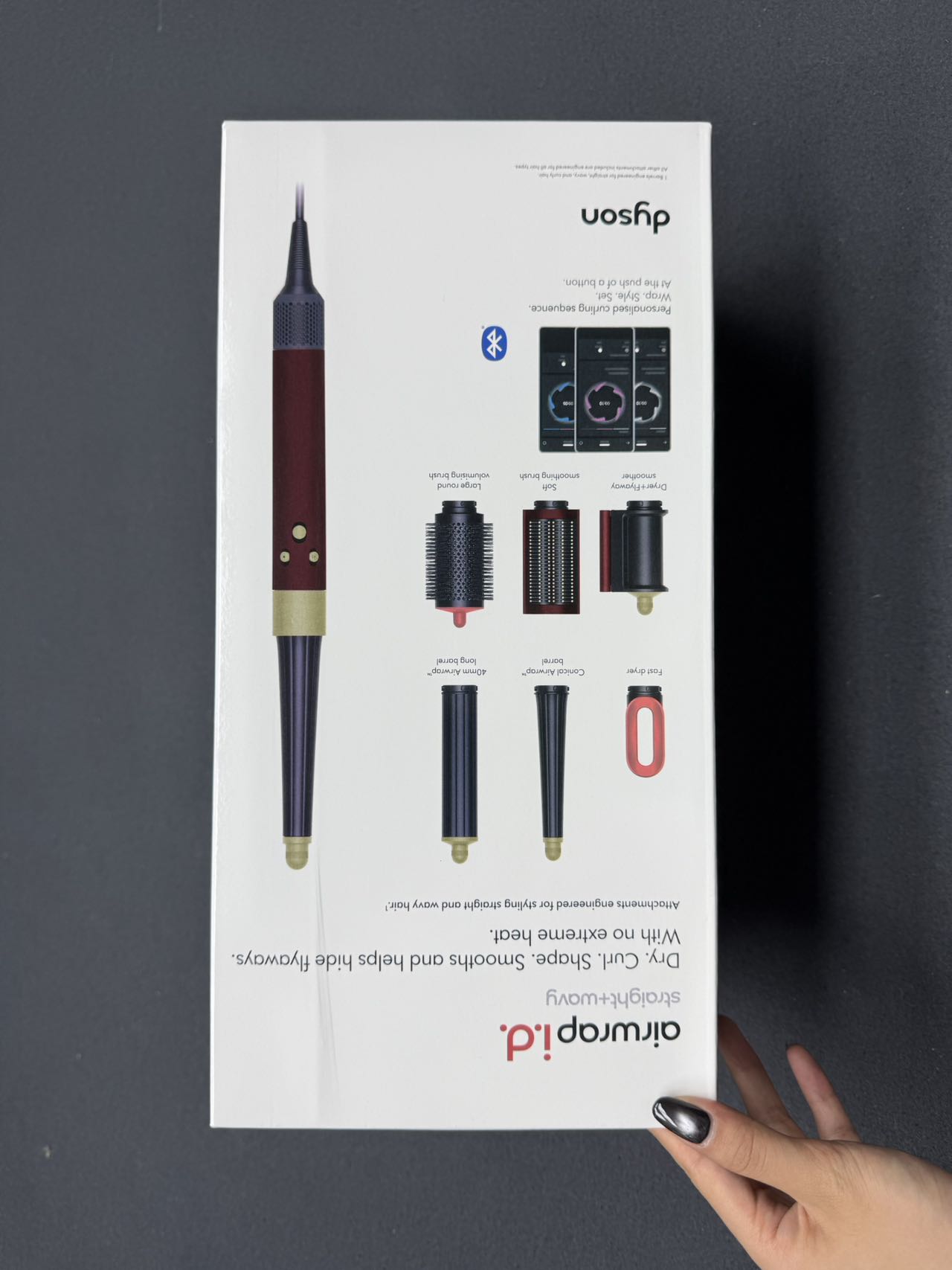 Electronic hair straightening comb HS08