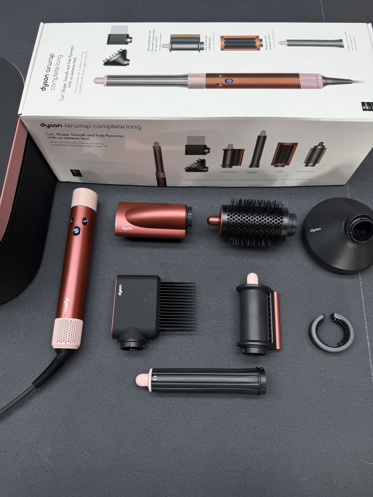 Electronic hair straightening comb HS05+