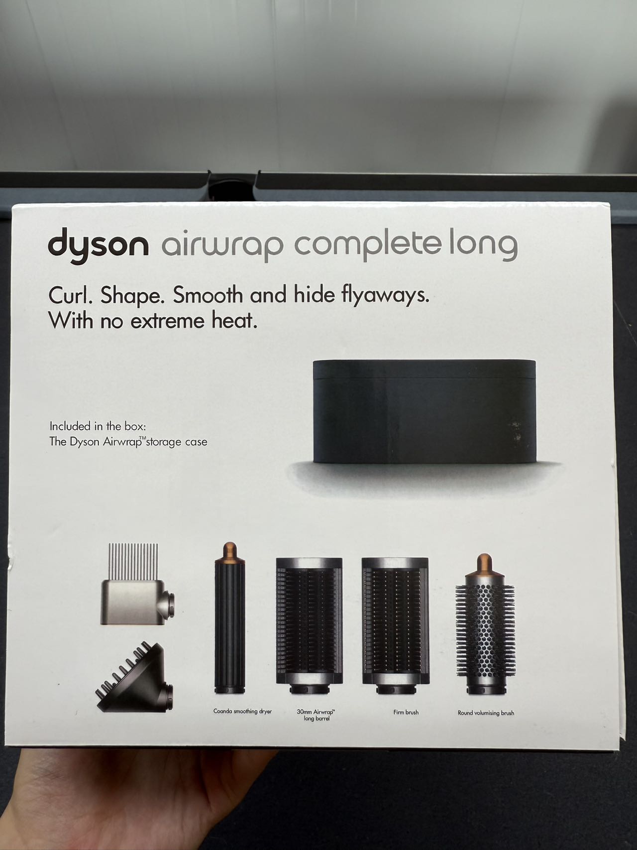 Electronic hair straightening comb HS05+