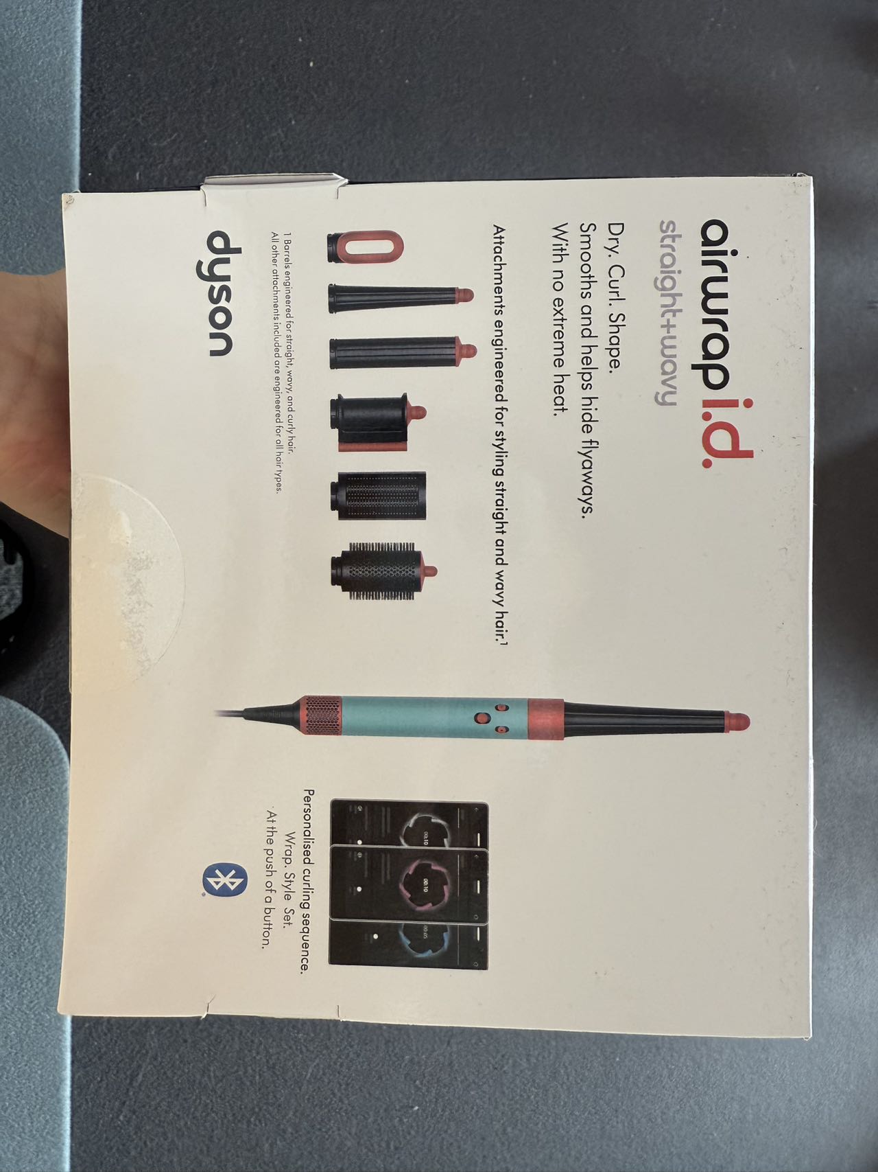 Electronic hair straightening comb HS08