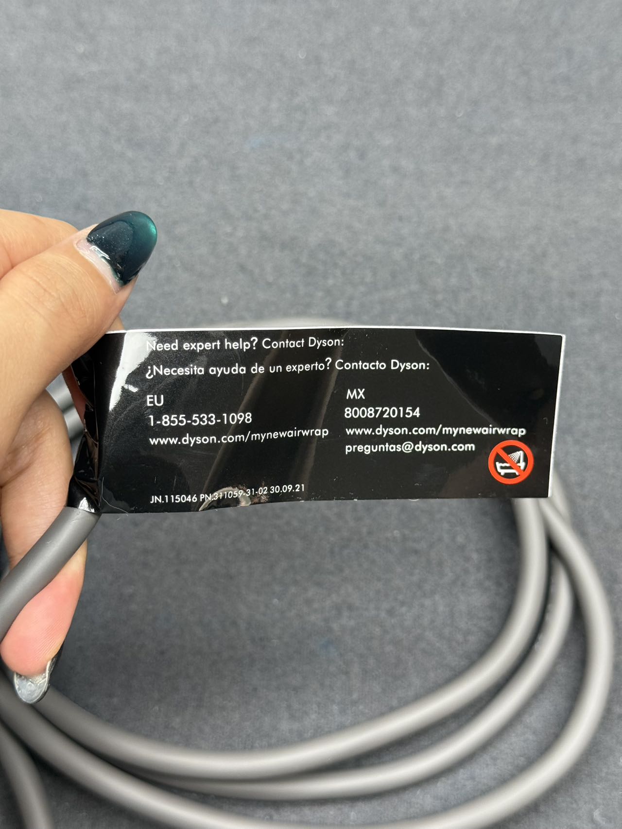 Electronic hair straightening comb HS05+