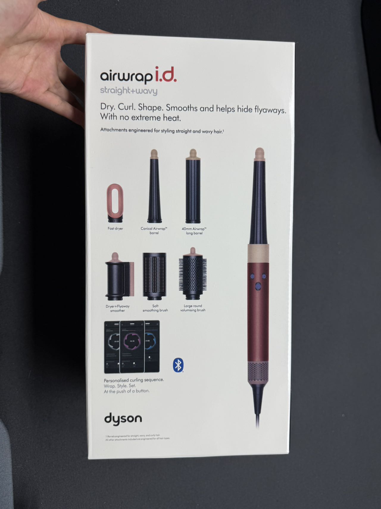 Electronic hair straightening comb HS08