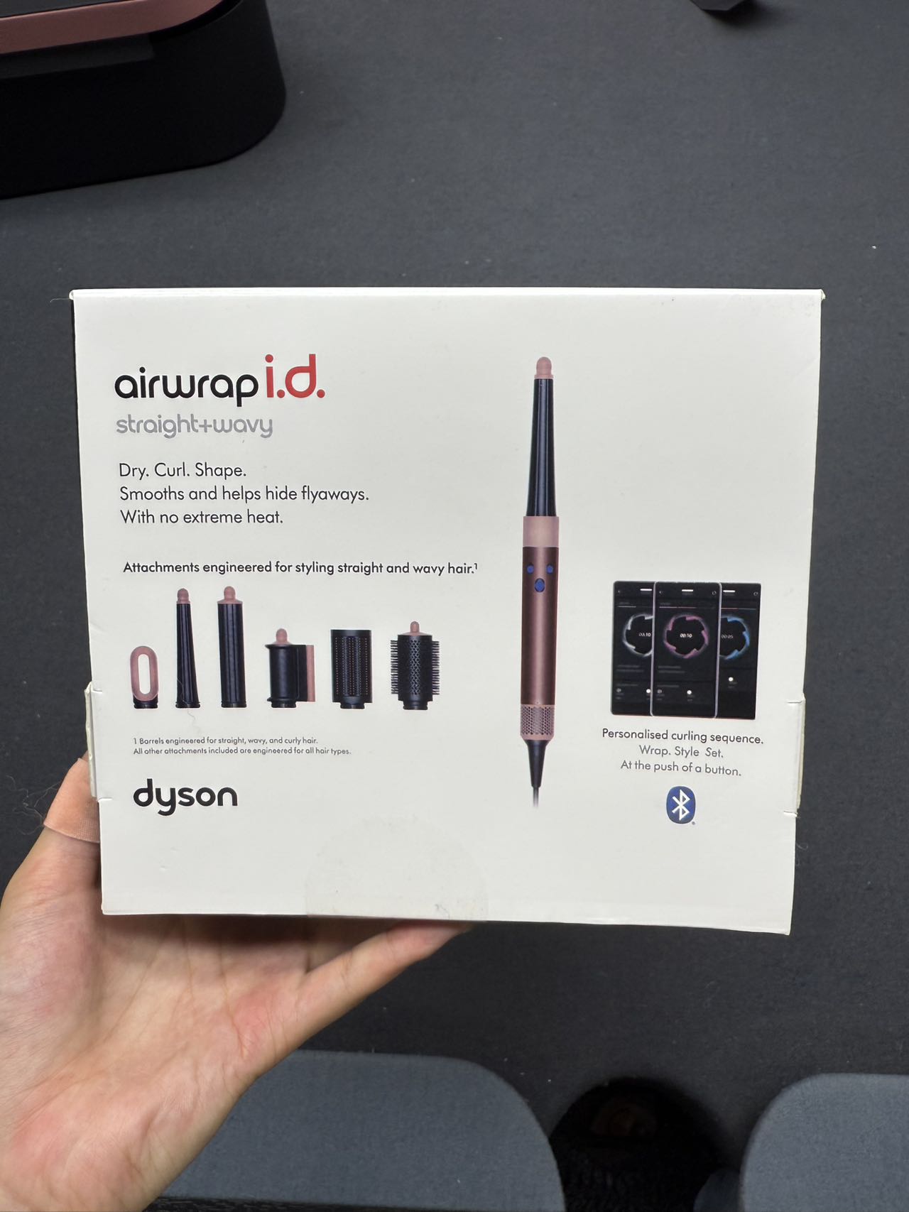 Electronic hair straightening comb HS08