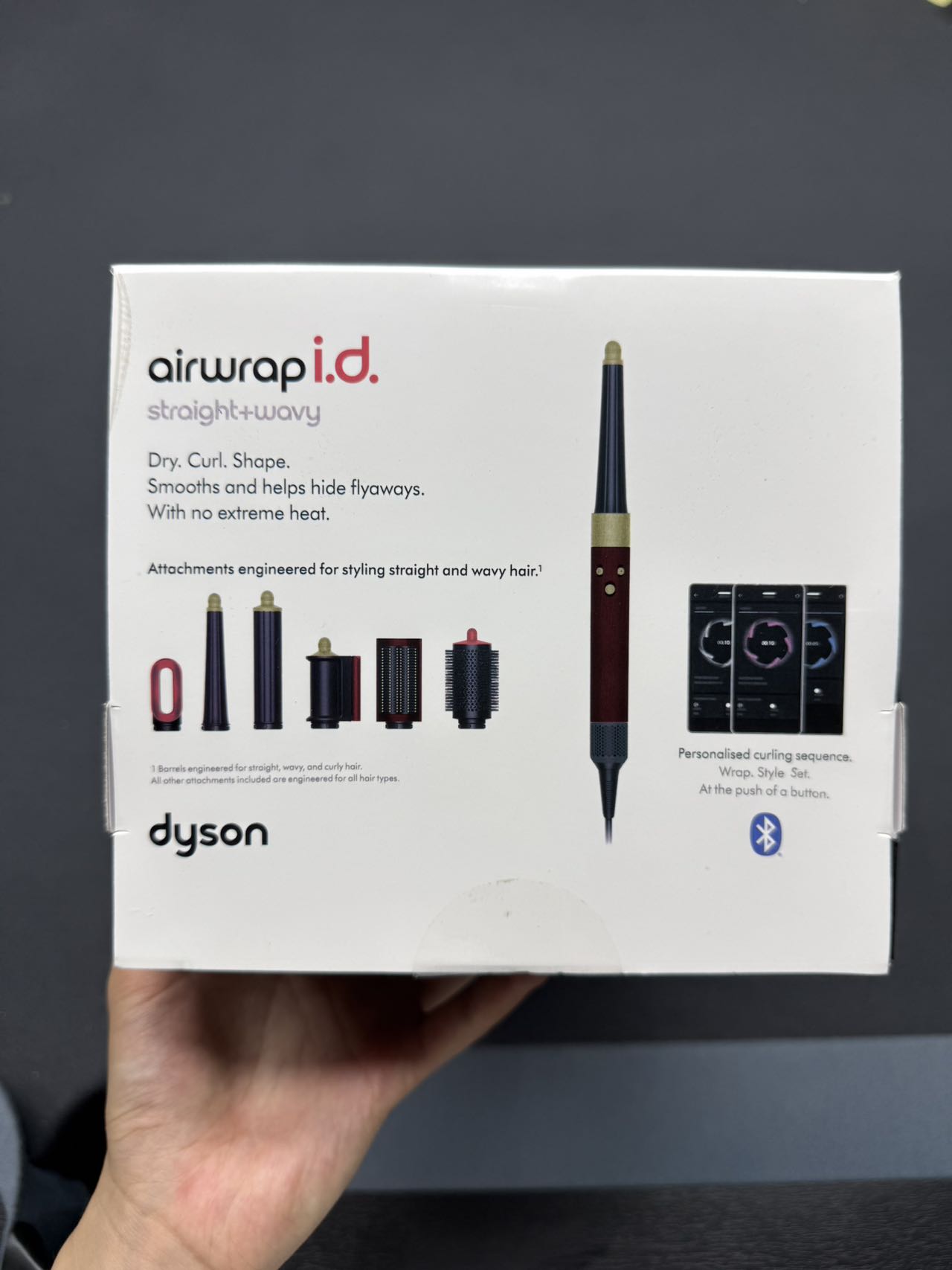 Electronic hair straightening comb HS08