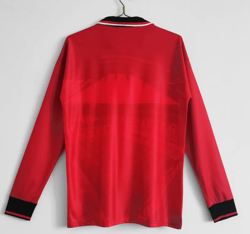 1994/96 Manchester United Retro Long Sleeve Jersey Home