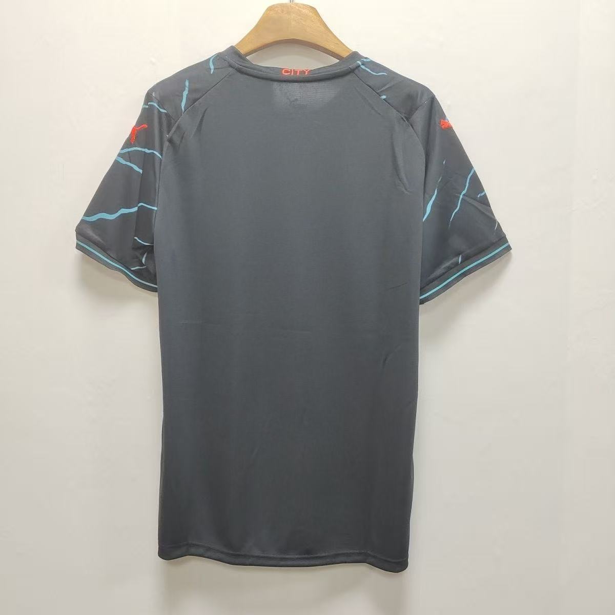 2023/24 Manchester City HAALAND #9 GREALISH #10 DE BRUYNE #17 J.ALVAREZ #19 FODEN #47 Japanese Tour Printing Third Jersey