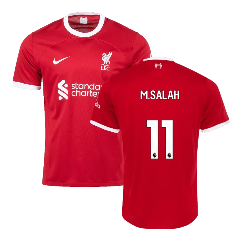 23-24 M.SALAH #11 VIRGIL #4 SZBOSZLAI #8 MAC ALLISTER #10 Liverpool Home Jersey