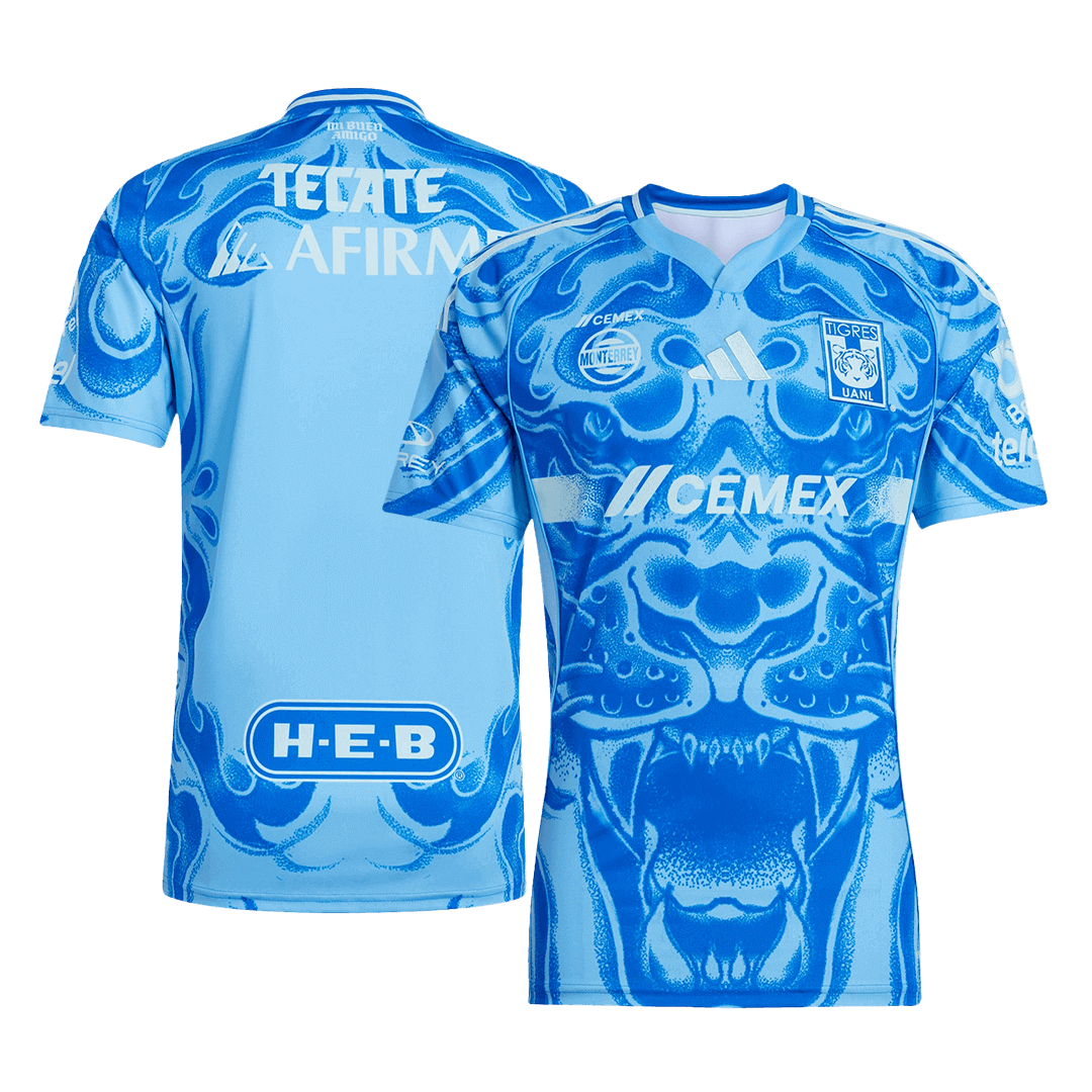 Tigres UANL Soccer Jersey Away Custom Shirt 2025-26