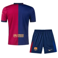24-25 Barcelona Home Kits(Jersey+Shorts)  - Spotify Logo Without Text
