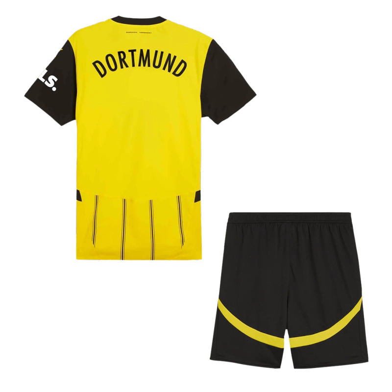24-25 Borussia Dortmund Home Kids Kit Jersey+Shorts