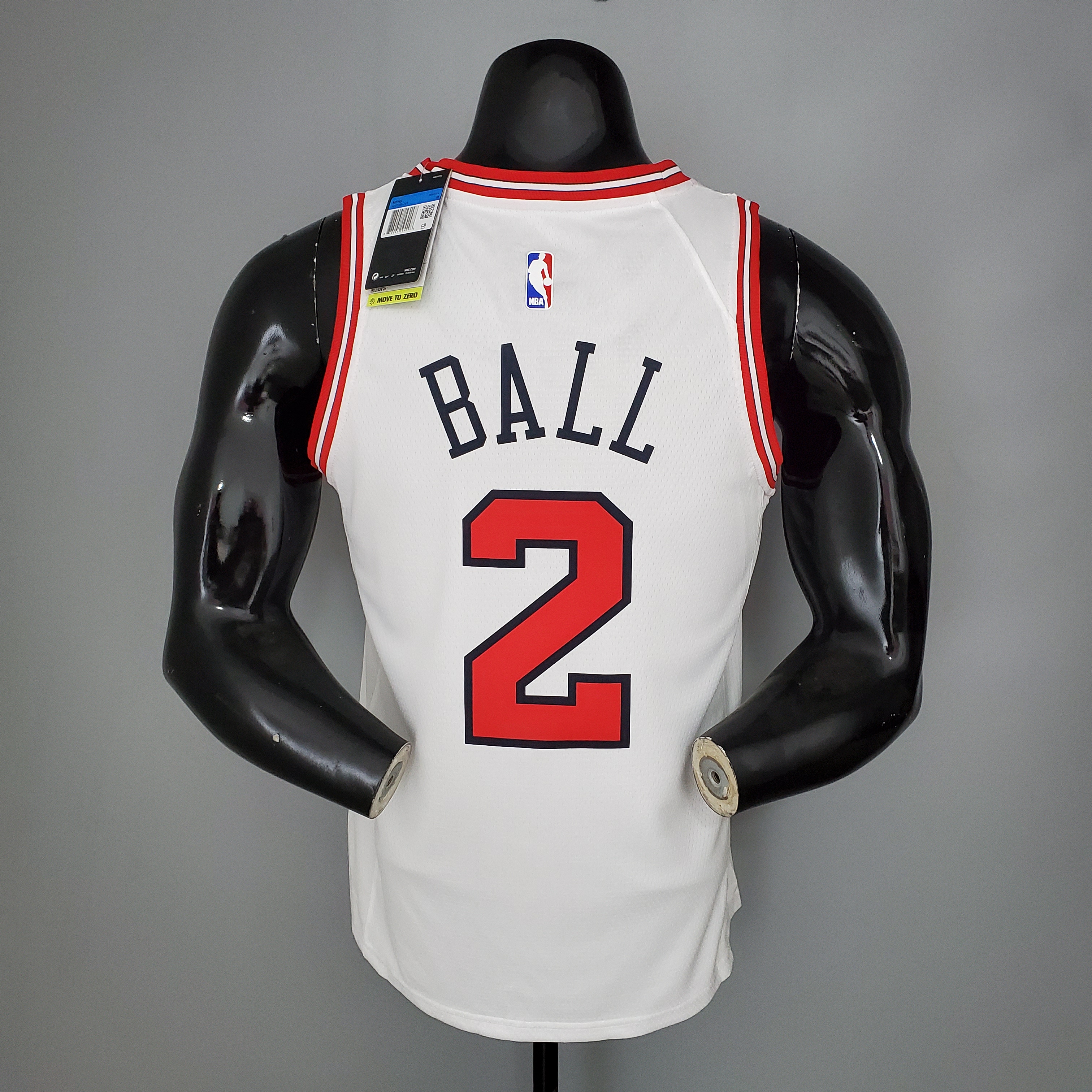 Lonzo Ball Chicago Bulls 75th Anniversary Swingman Jersey White