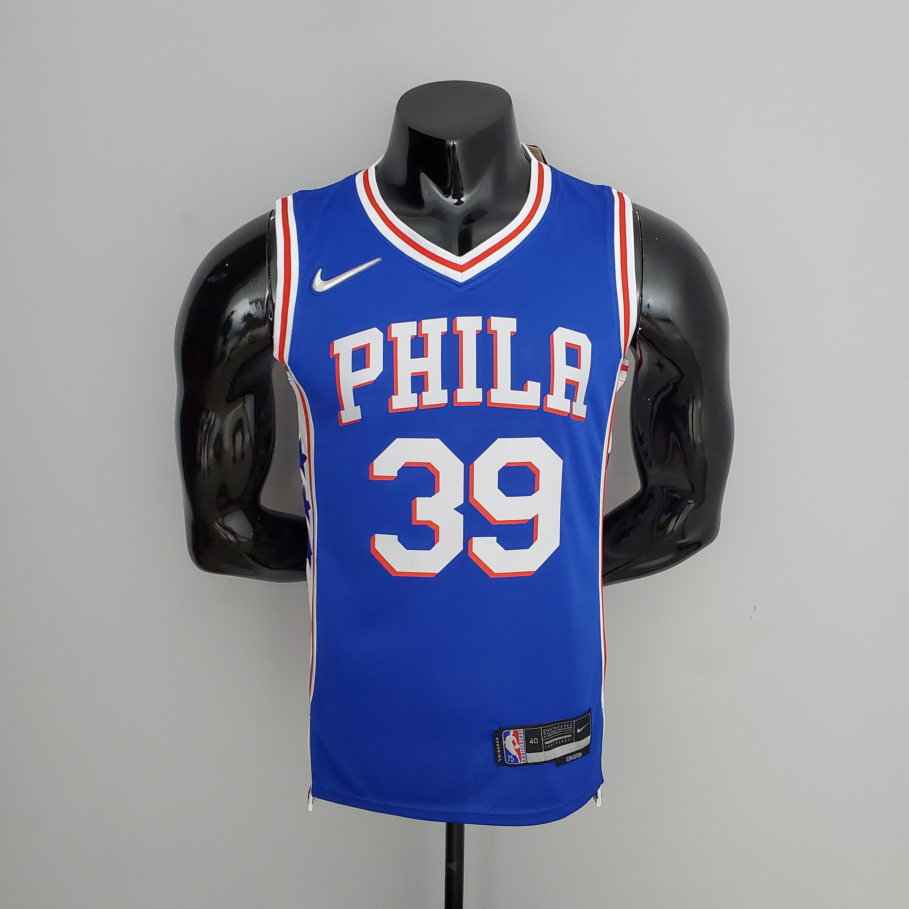 Dwight Howard Philadelphia 76ers 75th Anniversary Swingman Jersey Blue